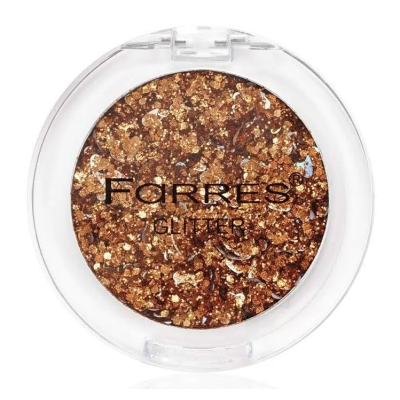 Тени для век FARRES 1251-12 Glitter янтарный