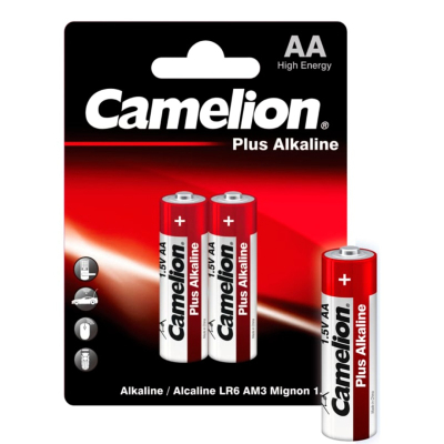 Батарейки Camelion Alkaline Plus LR06 BL-2 блистер 2шт