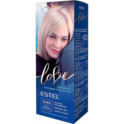 Краска ESTEL Крем Love блондин жемчужный 10.65