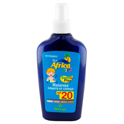Молочко защита от солнца floresan Africa Kids SPF20 200мл Ф-407