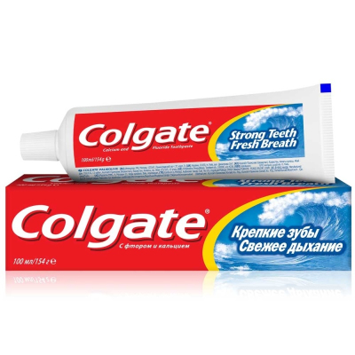 Зубная паста Colgate Свежее дыхание + крепкие зубы 100мл/150гр 