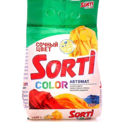 Стиральный порошок Sorti Автомат Колор 1,5кг 