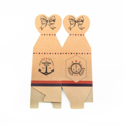 Коробка сборная  Якорь  8*8*19  