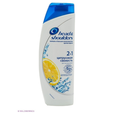 Шампунь head & shoulders 2в1 Цитрусовая Свежесть 400мл
