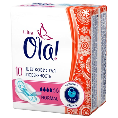 Прокладки Ola ULTRA NORMAL Шелковистая поверхность 10шт