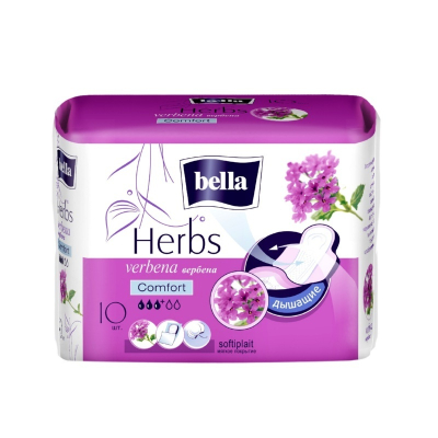 Прокладки bella Классик Herbs soft с экстрактом вербены 10шт