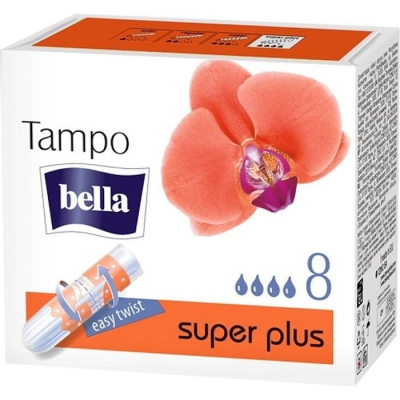 Тампоны bella super plus Премиум  без аппликатора 8шт