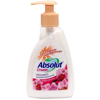 Мыло жидкое Absolut Cream 2в1 Дикая орхидея 250мл 
