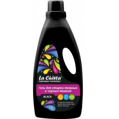 Стиральный порошок для темных и черных тканей La Chista Black 1л
