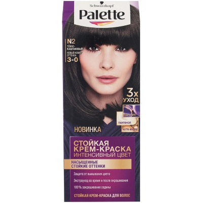 Краска Palette ICC №2 темно-каштановый