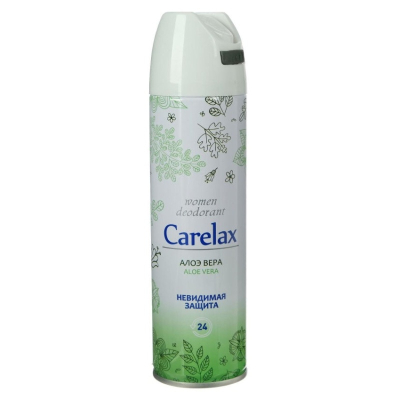 Дезодорант спрей женский Carelax Aloe Vera 150МЛ