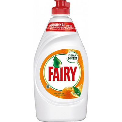 Средство для мытья посуды FAIRY Апельсин и лимонник  450 мл