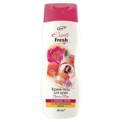Гель для душа BIELITA Exotic Fresh Личи и пион 500мл 