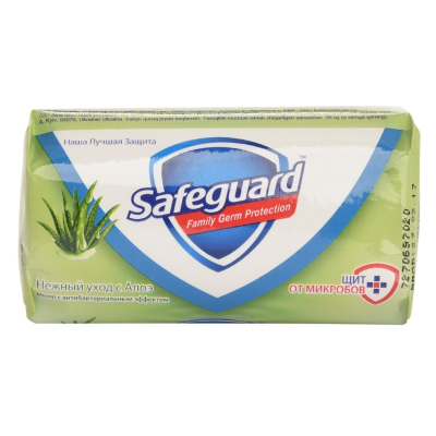 Мыло туалетное Safeguard Нежный уход Алоэ 90гр 