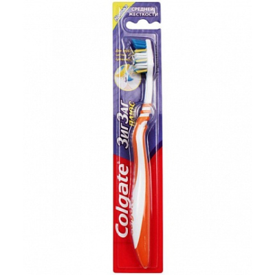 Зубная щетка Colgate Зигзаг+ средняя 