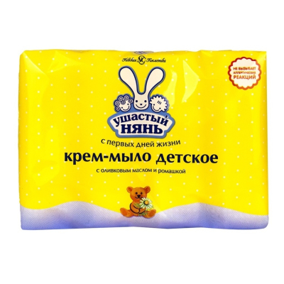 Мыло детское ушастый НЯНЬ Ромашка 4*100гр 