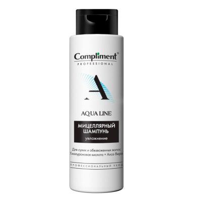 Шампунь для волос Compliment PROFESSIONAL AQUA LINE мицеллярный для увлажнения волос 250мл