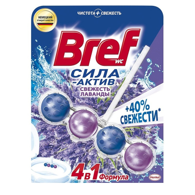 Подвеска для унитаза BreF Сила-Актив Свежесть лаванды 50гр 
