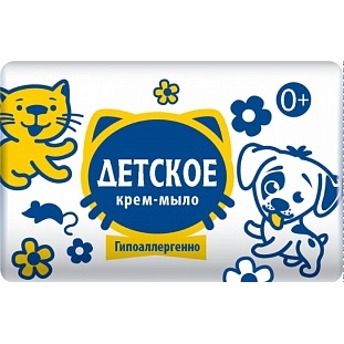 Мыло детское Весна Крем с Д-пантенолом 90гр 