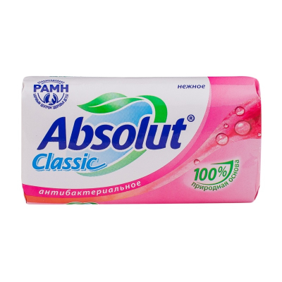 Мыло туалетное Absolut Cream 2в1 Нежное 90гр