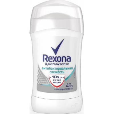 Дезодорант твердый Rexona женский Антибактериальная свежесть 40гр 
