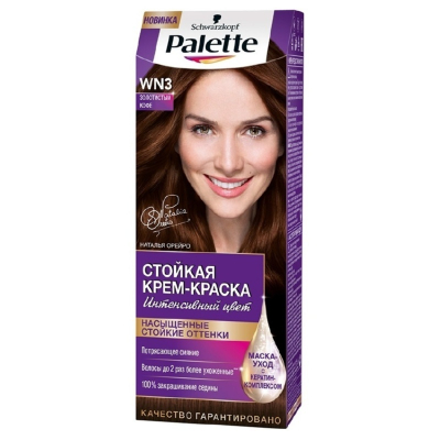 Краска Palette ICC WN3 золотистый кофе