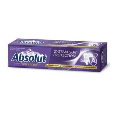 Зубная паста Весна ABSOLUT PRO system gum protection (система защиты десен, профилактика болезней и воспалений) в пенале 110г 