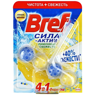 Подвеска для унитаза BreF Сила-Актив Лимон 50гр 