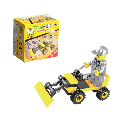 Игрушка Конструктор Бульдозер 34 детали 881249