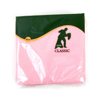 Салфетки STYLE Сlassic розовый 50 листов