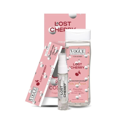Подарочный набор Lost Cherry Vouge Collection (Гель для душа + парфюмерная вода в ручке)
