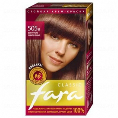 Краска fara золотисто-каштановый 505А
